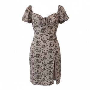Whiteroom + Cactus floral puff sleeve dress, XS